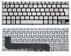 Asus Zenbook UX21E-KX002V, UX21E-DH52, UX21E-DH71  Notebook Klavye Gümüş Gri TR