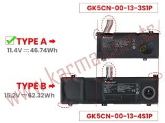 Monster Abra A5 V15.7.2, A5 V15.7.3, A5 V15.7.4 Notebook Bataryası, Laptop Pili