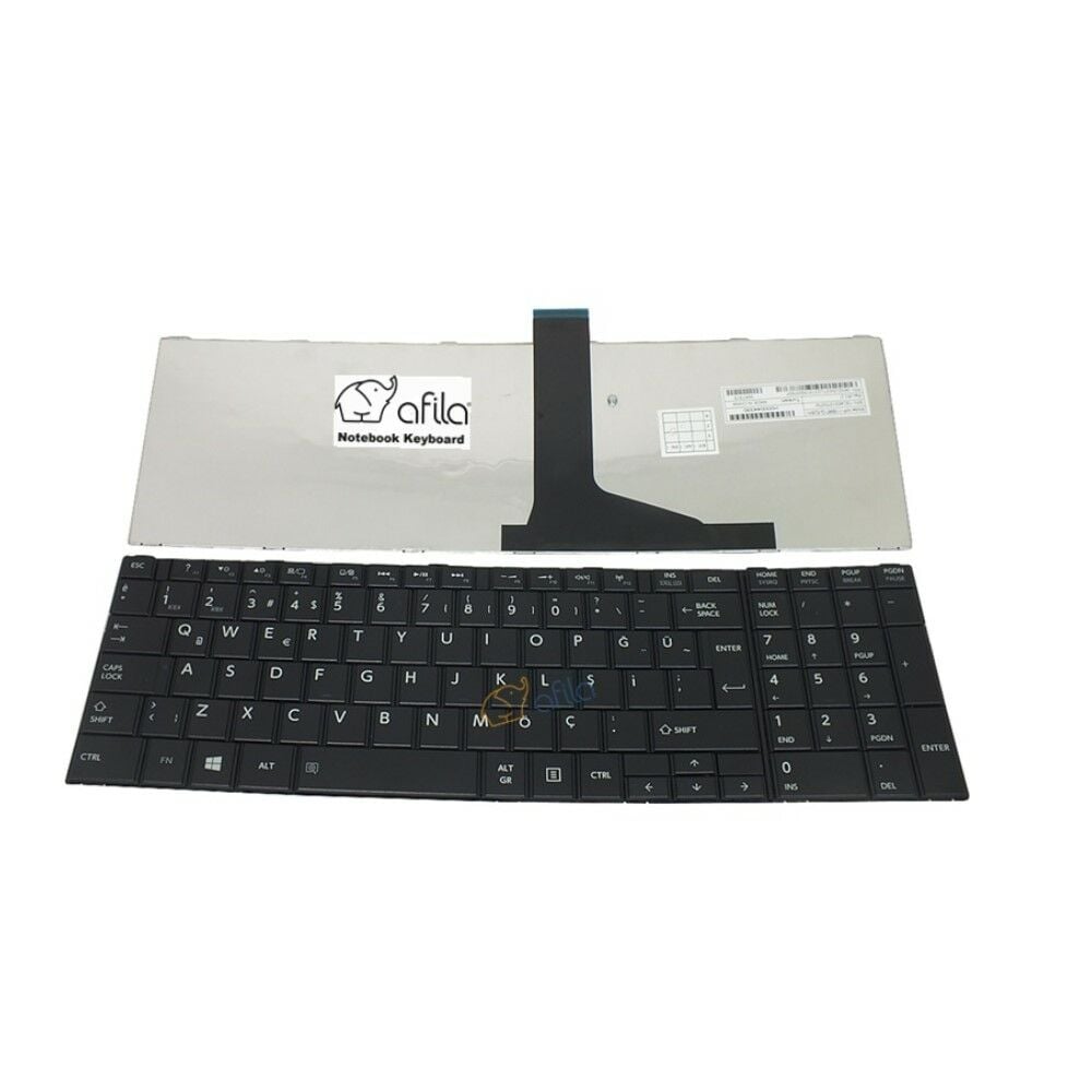 Toshiba MP-11B96TQ-5281W NSK-TVASU Klavyesi (Siyah TR) 2.Tip