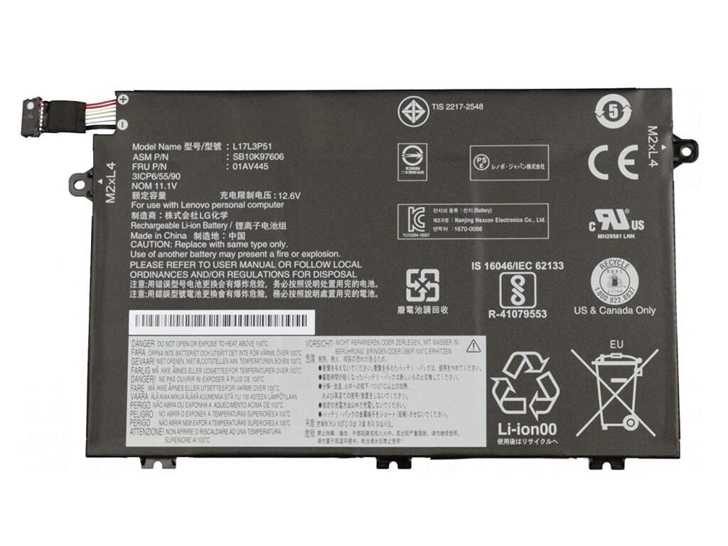 Lenovo Thinkpad E14 Type 20Ra, C4720Rb Bataryası, Pili