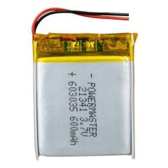 603035 3.7V 600MAH LITHIUM POLYMER BATTERY (Lityum Polimer Ciklet Pil)