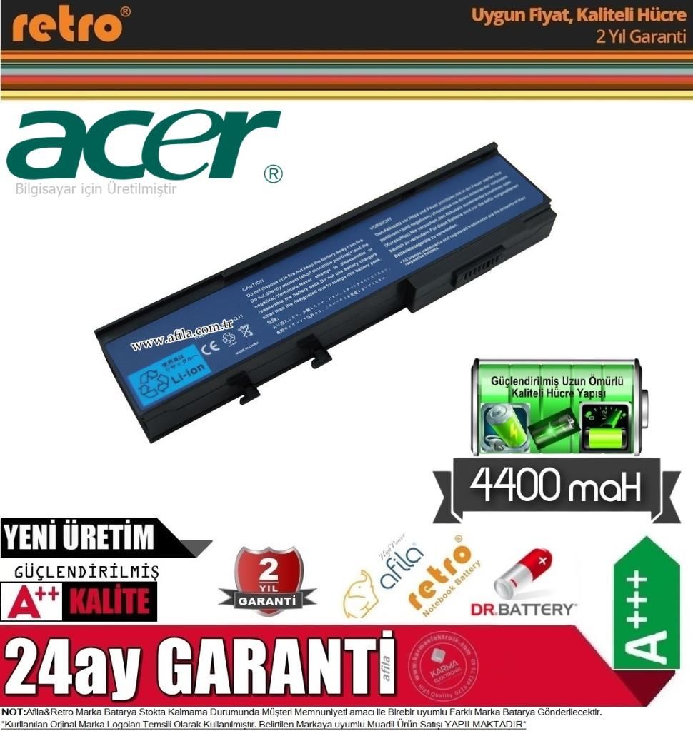 Acer TravelMate 6291-101G16 6292 6292-101G16Mi Batarya - Pili