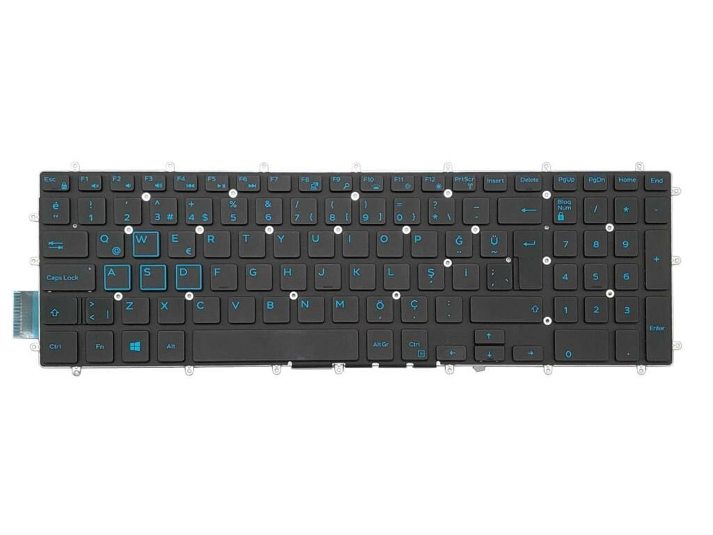 Dell P89F (3590) Notebook Klavye Işıklı Mavi Tuş