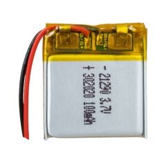 302020 3.7V 100MAH LITHIUM POLYMER BATTERY (Lityum Polimer Ciklet Pil)