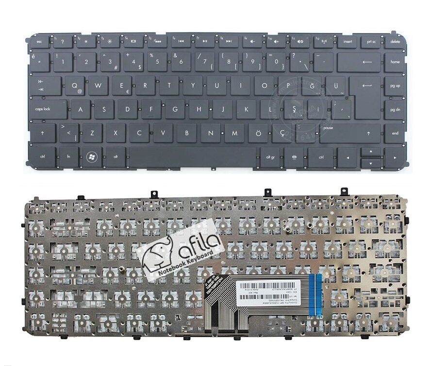Hp 686836-141, 687099-141, 692758-141 Notebook Klavye (Siyah TR)