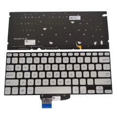 Asus X430U Notebook Klavyesi - Silver - TR - Işıklı