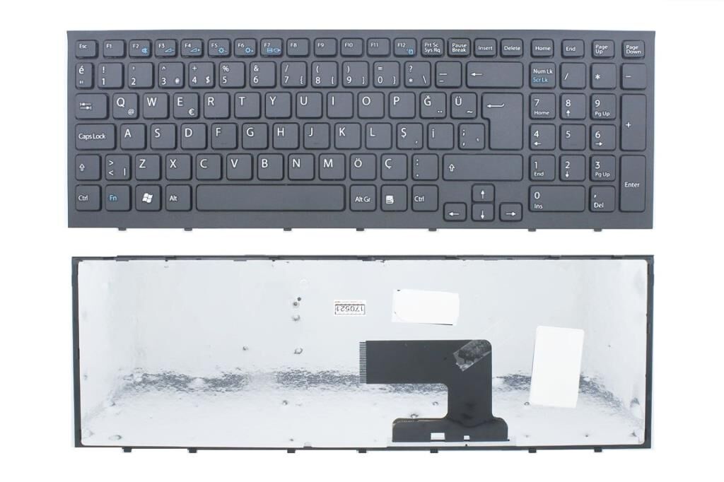 Sony VPC-EH2S9E/B, VPC-EH2Z1E/B, VPC-EH2Z1E/L Klavye (Siyah TR)