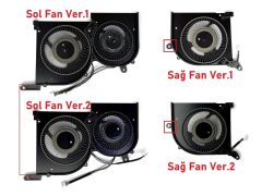 MSI WS66 11UKT-262TR Uyumlu Notebook Cpu+Gpu Fanı Takım (Sağ-Sol SET) - Ver.2