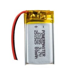 251525 3.7V 80MAH LITHIUM POLYMER BATTERY (Lityum Polimer Ciklet Pil)