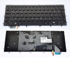 Dell XPS 15 9360 Notebook Klavyesi - Siyah - TR - Işıklı
