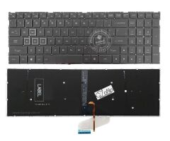 Casper Excalibur G750.8750-B510A Uyumlu Klavye, Laptop Tuş Takımı (Siyah TR) RGB ışıklı