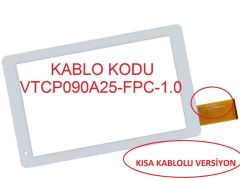 Hometech Premium Tab 9 VTCP090a25-FPC-1.0 Kablo Kodlu 9 İnç Dokunmatik Panel - Kısa Kablolu
