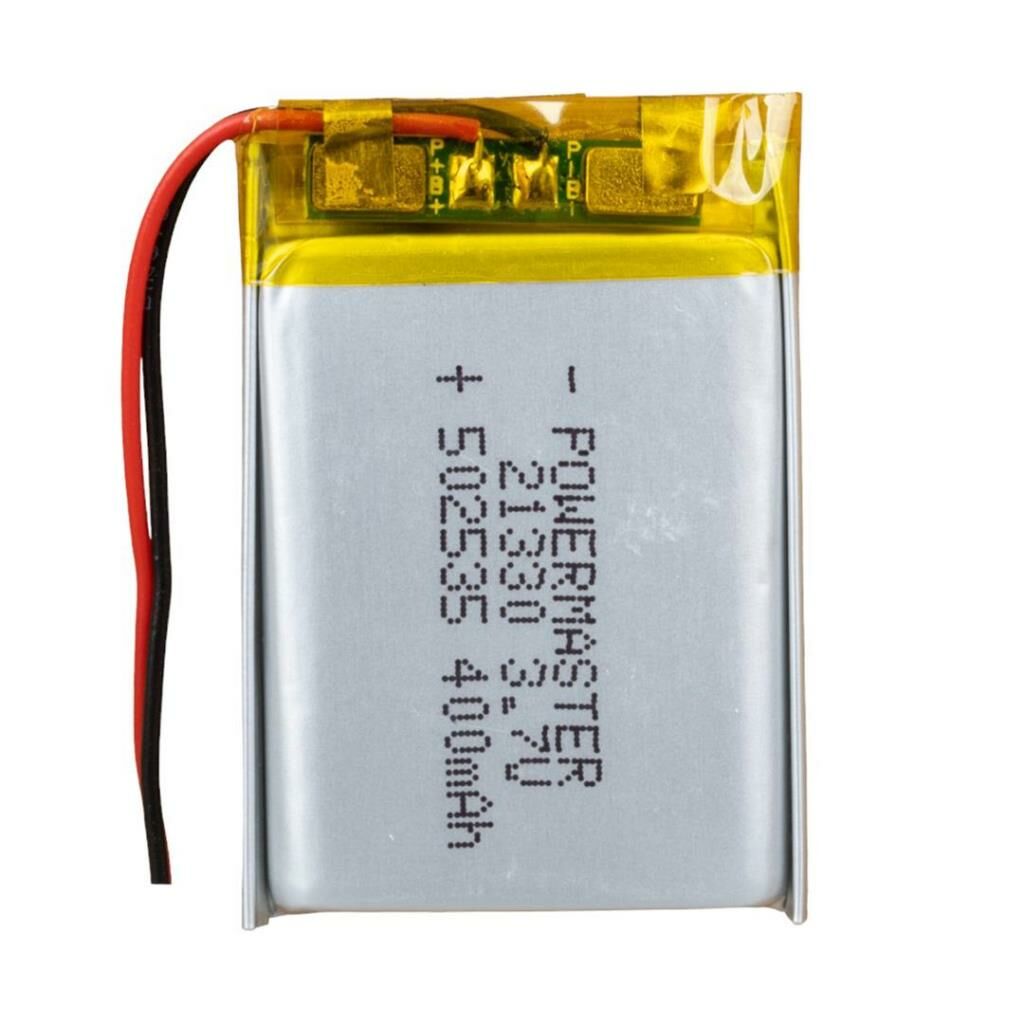 502535 3.7V 400MAH LITHIUM POLYMER BATTERY (Lityum Polimer Ciklet Pil)