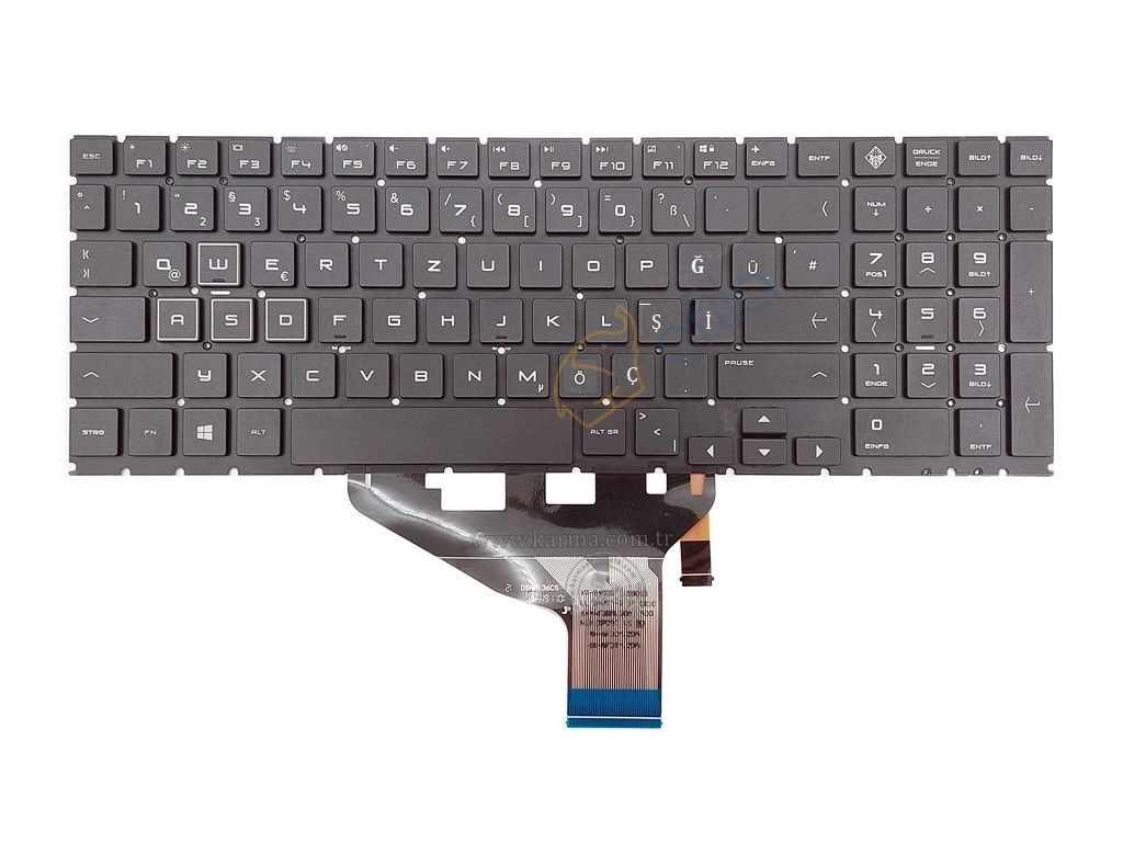 Hp Omen 15-DH1019nt 132Z4EA Klavye Işıklı VER.1 (RGB)