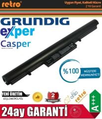 Grundig GNB 1450 B1 B8 Notebook Bataryası - Pili Siyah