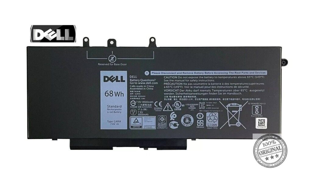 Dell E5580, E5590, E5591 Notebook Bataryası Ver.2 - 4Cell  ( Orjinal )