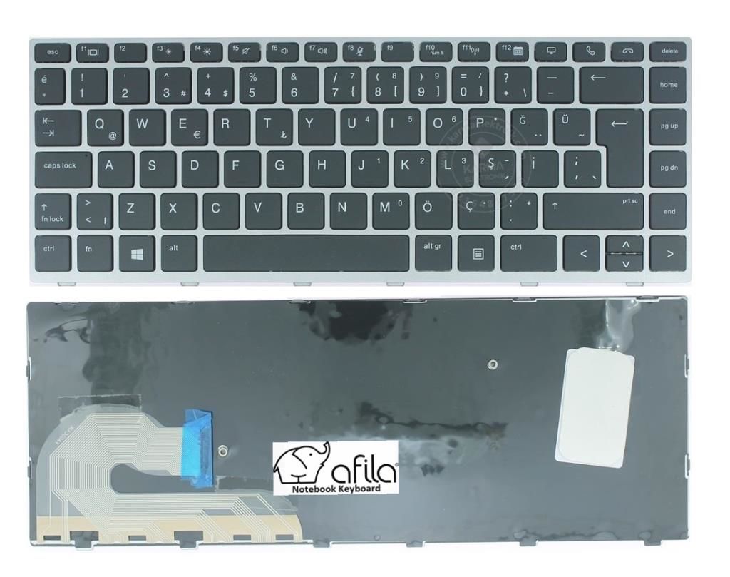 Hp EliteBook 840 G6  846 G5 Klavye - Siyah - TR