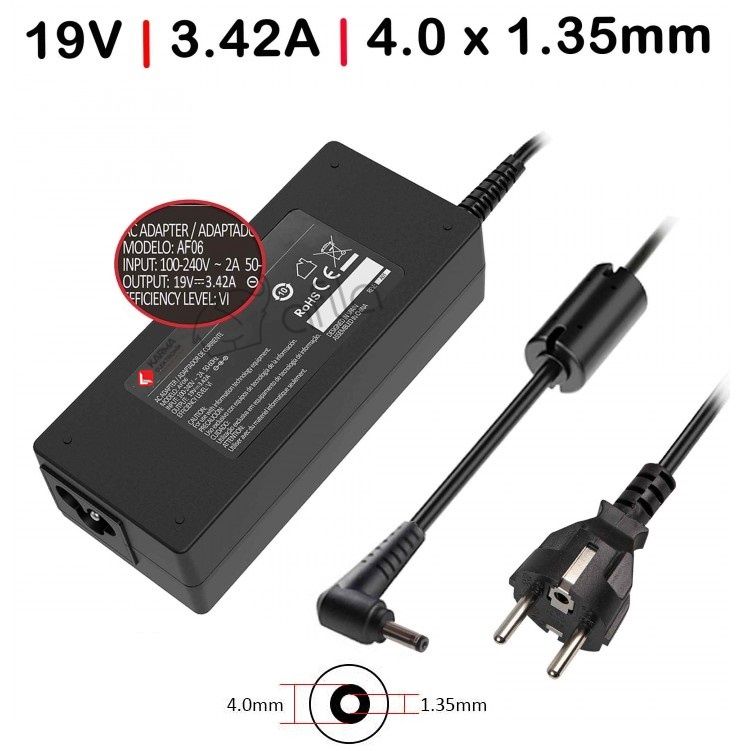 Asus X509Ma-Br005T, X509Ma-Br058T Uyumlu Notebook Adaptörü, Laptop Şarj Cihazı 65W