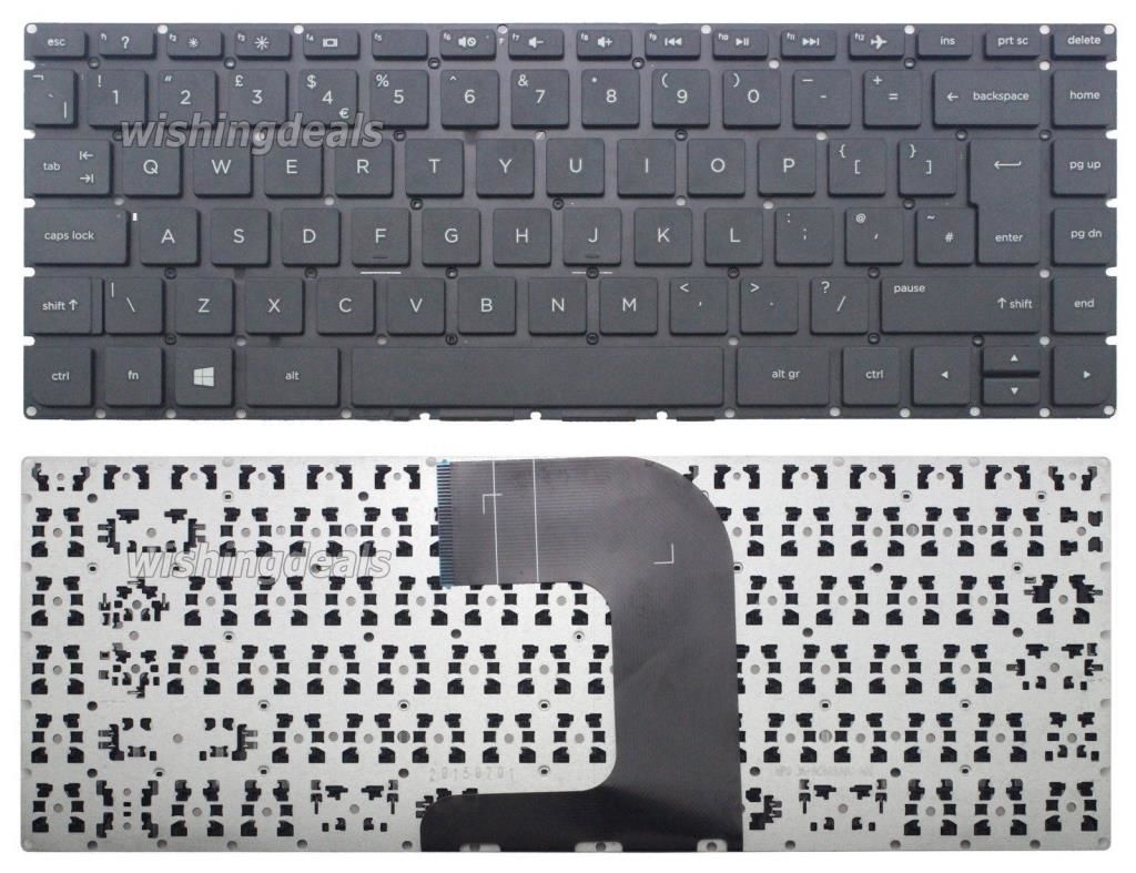 Hp 240 G5 Notebook Klavyesi - Laptop Tuş Takımı (Siyah TR)