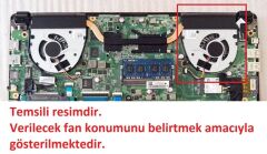Dell DFS501105PR0T FC5F 0HGT7X HGT7X Sağ FAN