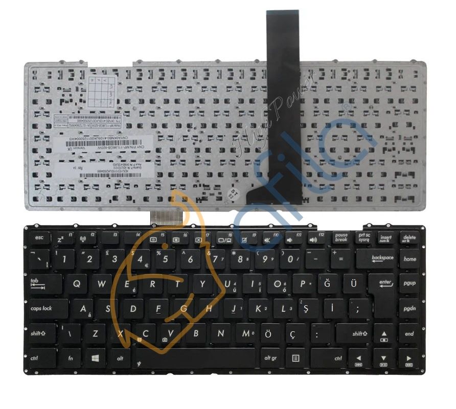 Asus X450C X450E X450J X450L X450M X450V X450VB X450VC K450V Y481C Y481L X452E Klavye Siyah TR