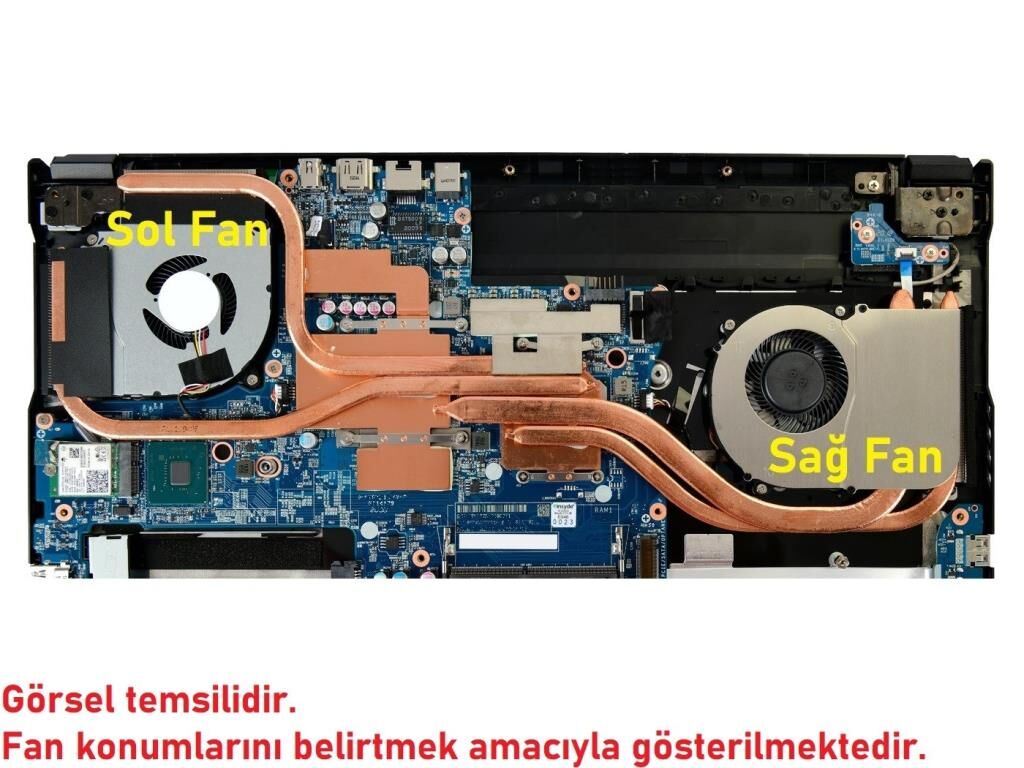 Monster Abra A5 V16 Serisi Notebook GPU Fanı V2 (Sol Fan) / FAN675V2