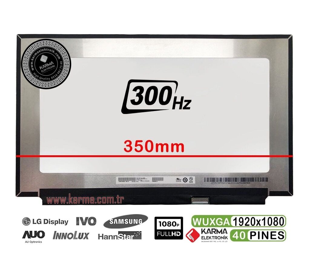 MSI Cyborg 15 A13VFA59-895XTRA59 Uyumlu Lcd Ekran, Panel / Ver.3 165Hz-360Hz