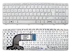 Hp Pavilion 15-N091SR Notebook Klavyesi Beyaz TR