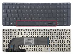 Hp ProBook 450 G0 450 G1 450 G2 Notebook Klavyesi - Takımı (Siyah - ÇERÇEVESİZ)