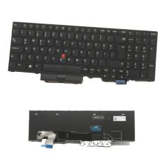 Lenovo Thinkpad P16s G1 Type (21BT 21BU) Uyumlu Notebook Klavye, Tuş Takımı (Siyah TR)