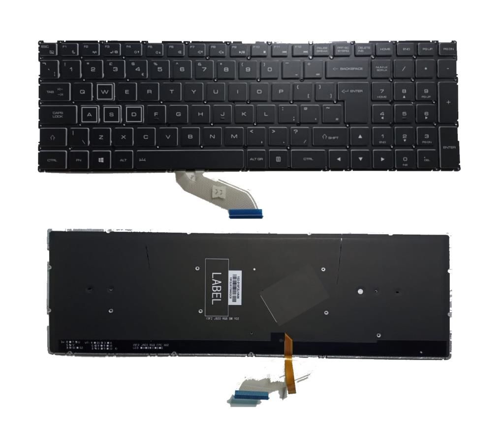 102-015F2LH Notebook Klavyesi Siyah - TR IŞIKLI - Ver.1 / RGB