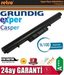 Grundig GNB1587 GNB 1587 GNB-1587 Notebook Bataryası - Pili Siyah