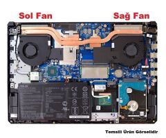 Hp Omen 15-DH1016nt 132Z2EA Notebook Cpu Fanı Ver.1 / Sol