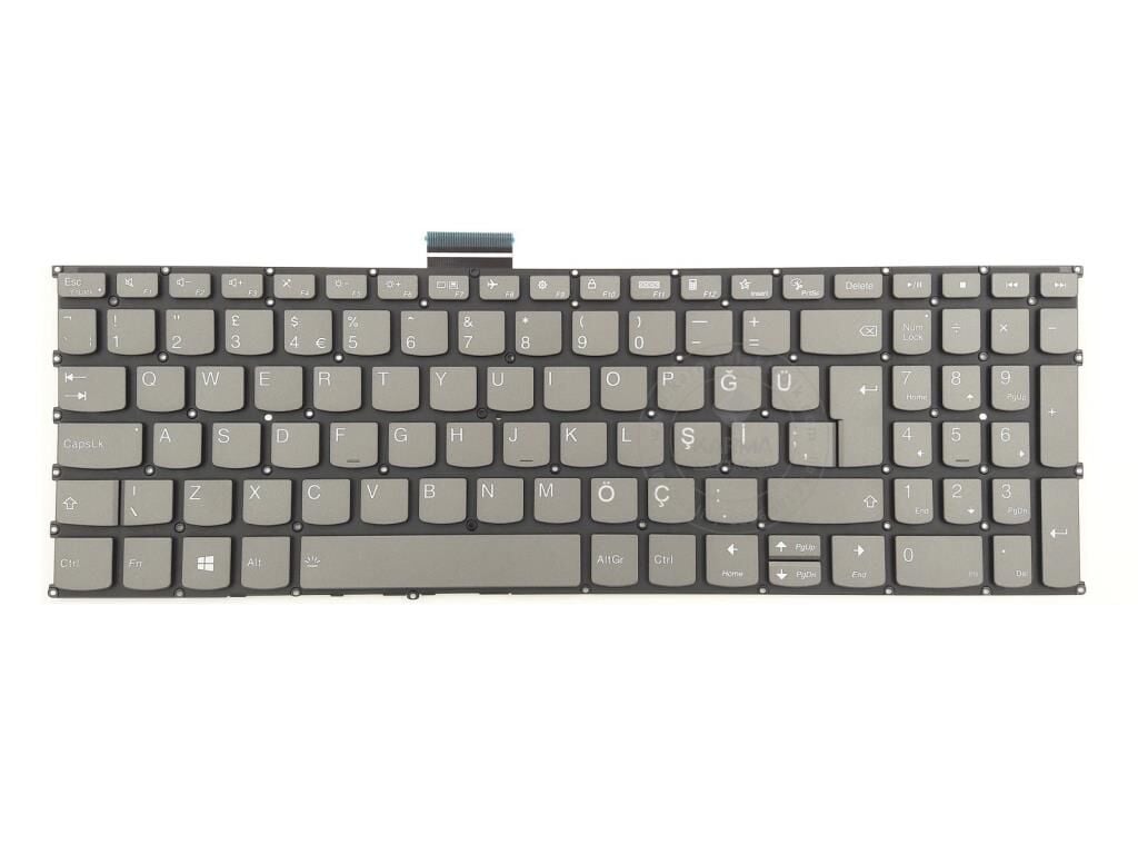 Lenovo ThinkBook 15 G2 Notebook Klavyesi (Füme, Siyah TR) ışıklı