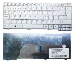 Acer One D250-1610 Notebook Klavyesi - Beyaz - TR