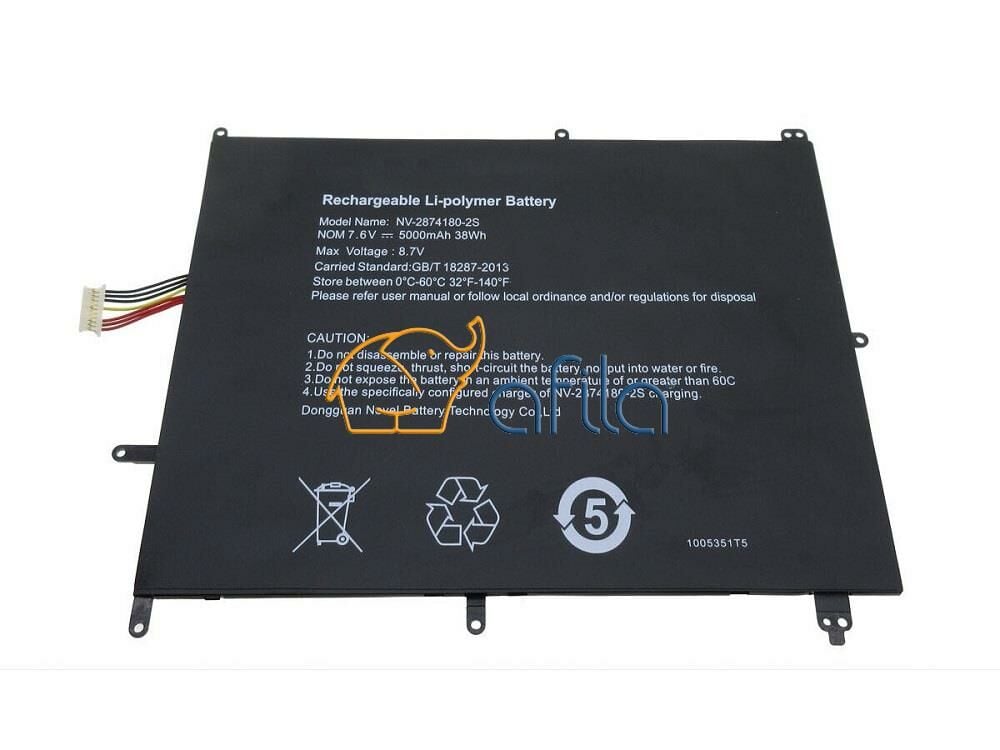 Hometech uyumlu Alfa 700C Bataryası, Laptop Pili (2874180-2S, NV-2874180-2S, VL-2874180-2S) / RCPL-003