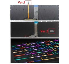MSI GS70 2OD-021UK 2OD-229US 2OD-259US Klavye TR msi / RGB Işık