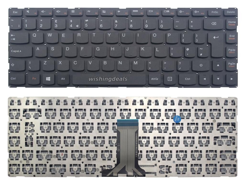 Lenovo Yoga 500-14IBD (80N4) Notebook Klavye (Siyah TR)