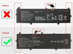 Asus Zenbook UX430UN-GV107T UX430UN-GV117T Notebook Bataryası, Pili
