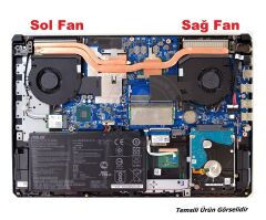 Asus FX504GD-58050 Notebook Fan / Ver.1 (SOL VGA Fanı)
