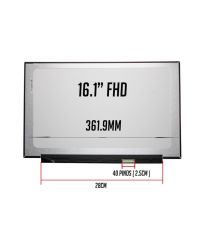 Hp Victus 16-E0028NT 16.1'' Slim Led Ekran, Lcd Panel 40pin FHD (144Hz)