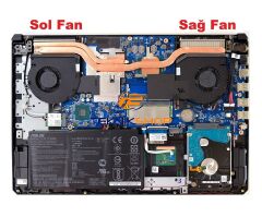 Asus FX504GD-71160T Notebook Fan / Ver.1 (SOL VGA Fanı)