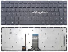 Lenovo ideapad 300S-14ISK Notebook Klavye - (Siyah TR) ışıklı