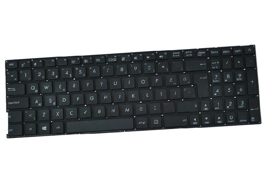 Asus X540UA-GO2447 X540B Notebook Klavyesi - Siyah - TR