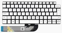 Dell Vostro P130G001 Notebook Klavyesi Işıklı Silver Gri TR