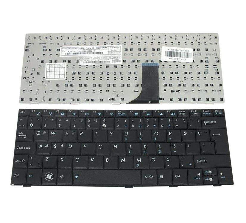 Asus 04GOA192KUI10-3, 04GOA192KUS10-3 Klavye (Siyah TR)