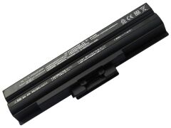Somy Vaio VGN-CS190EUQ, VGN-CS190EUR Notebook Bataryası - Pili (Siyah)