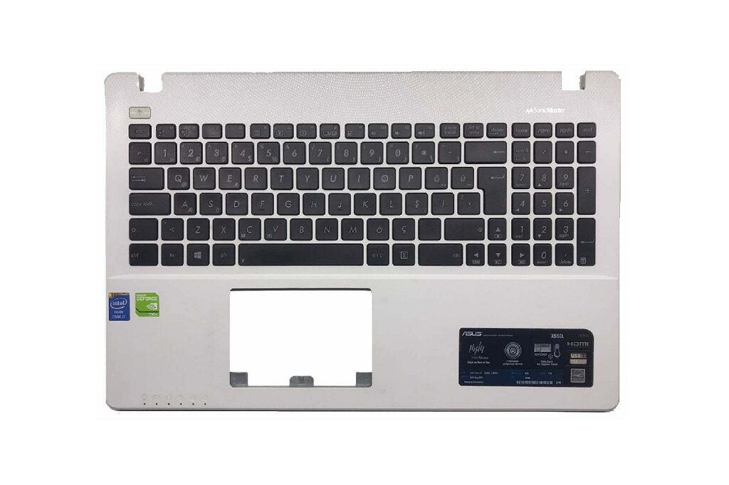 Asus X550LA, X550LB Notebook Klavye (Siyah TR)