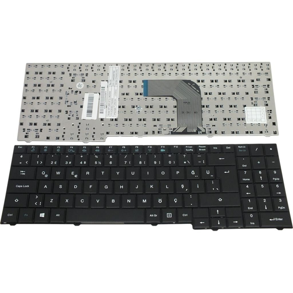 Casper CME.2720-8N45P CME.2720-8T45P Notebook Klavyesi (Siyah TR)