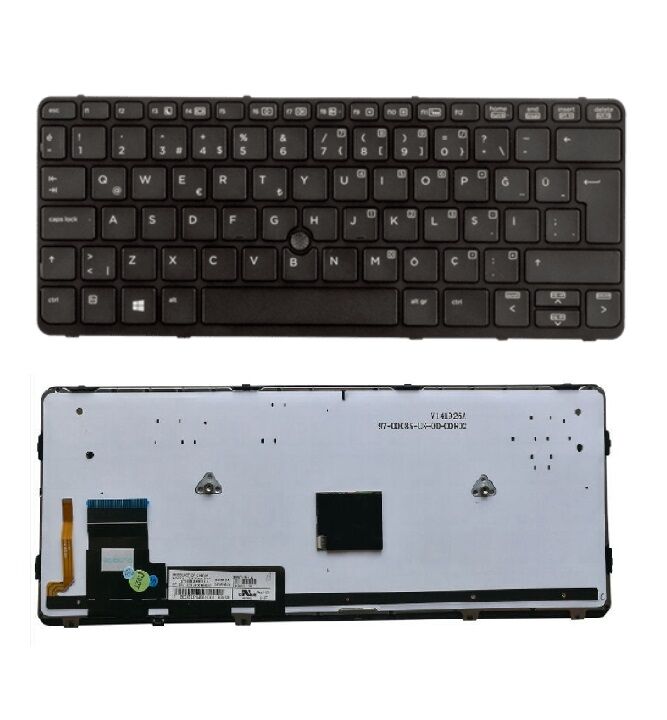 Hp EliteBook 725 G1, 725 G2 Notebook Klavye - Tuş Takımı / TR - Işıklı